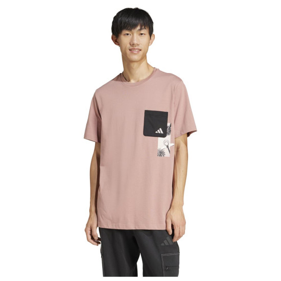 Adidas Ανδρική κοντομάνικη μπλούζα Lens Elevated Pocket Graphic Tee